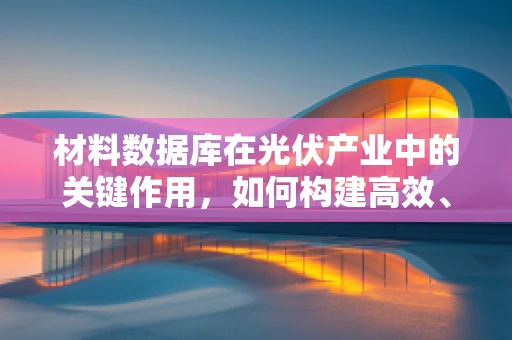 材料数据库在光伏产业中的关键作用，如何构建高效、全面的光伏材料数据库？