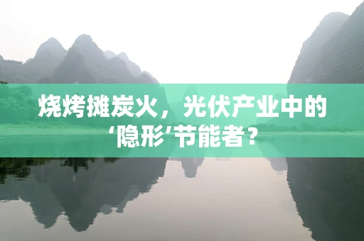 烧烤摊炭火，光伏产业中的‘隐形’节能者？