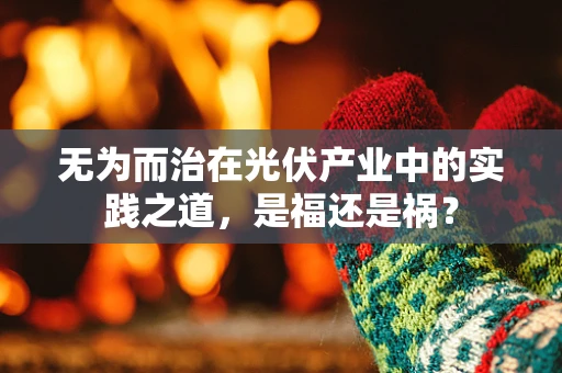 无为而治在光伏产业中的实践之道，是福还是祸？