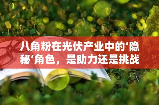 八角粉在光伏产业中的‘隐秘’角色，是助力还是挑战？