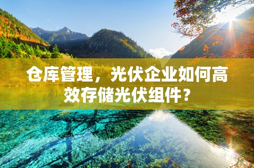 仓库管理，光伏企业如何高效存储光伏组件？